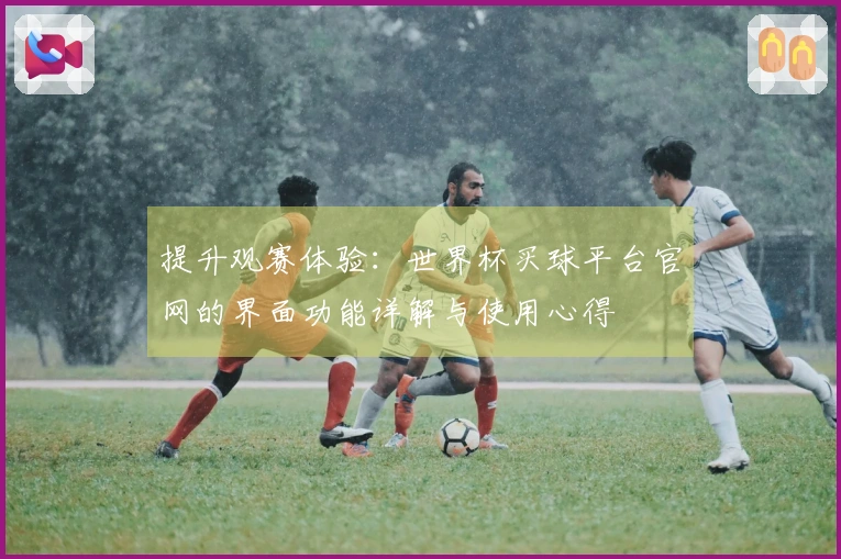 提升观赛体验：世界杯买球平台官网的界面功能详解与使用心得