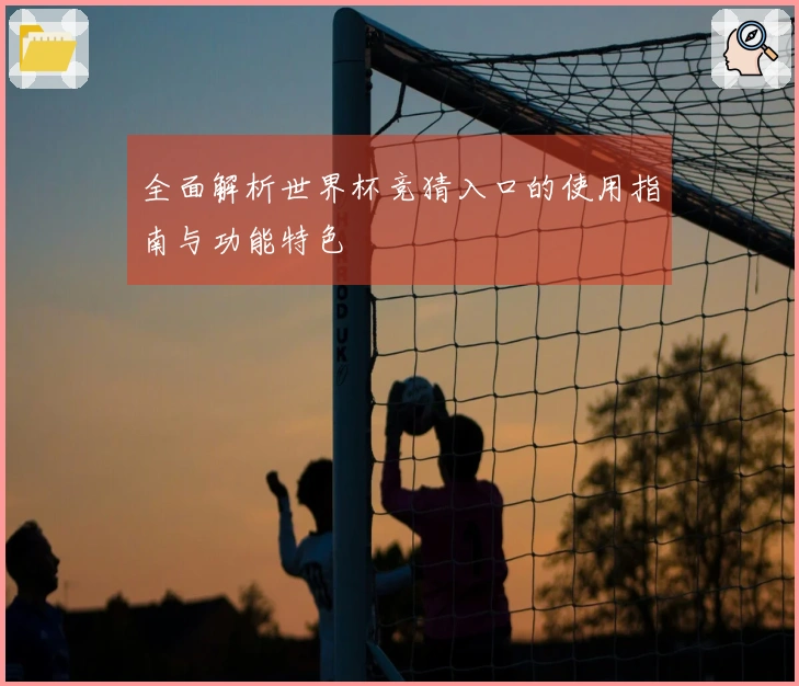 全面解析世界杯竞猜入口的使用指南与功能特色